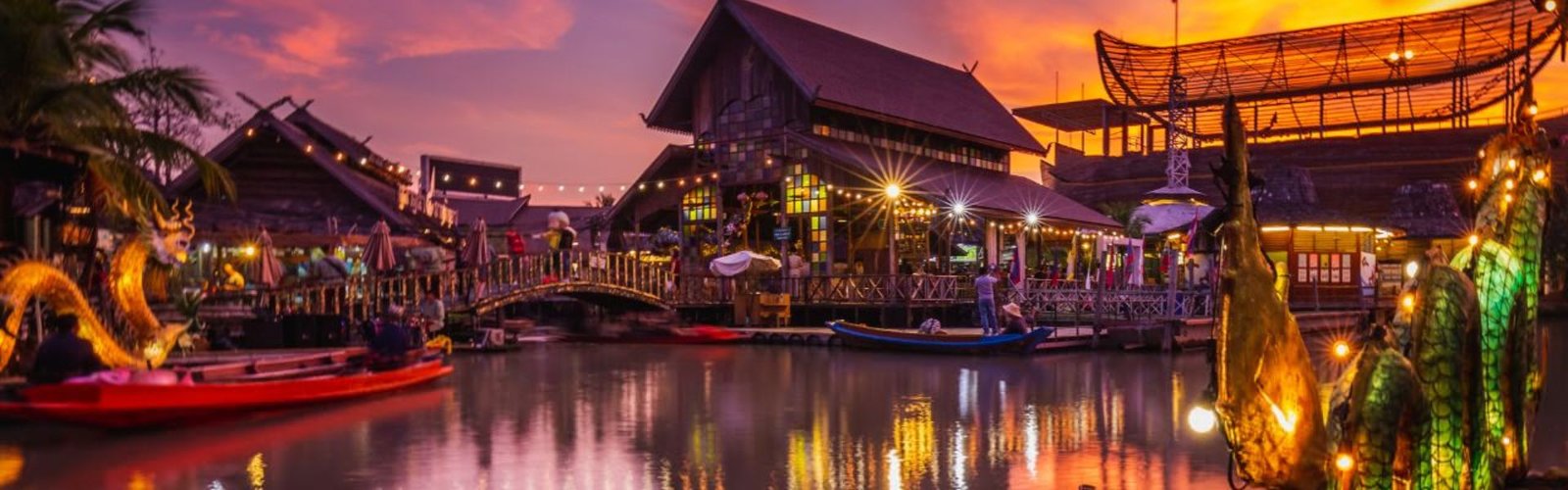 Pattaya Floating Market Banner